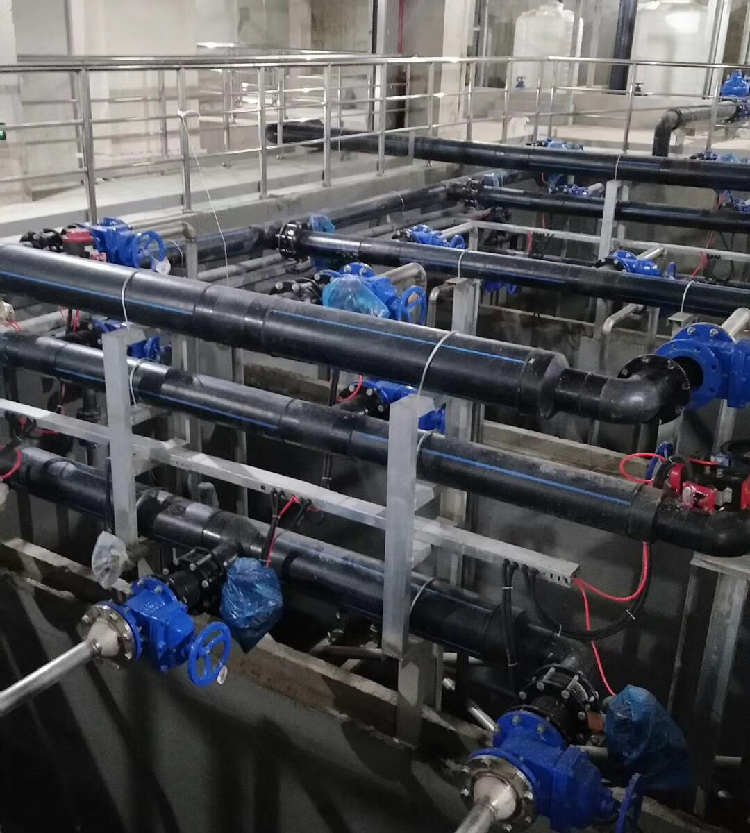上海嘉定污水處理廠現場案例